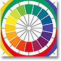 4-primary color wheel chart