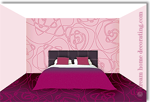 purple bedroom color scheme