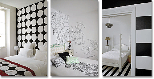 cool contemporary black for the bedroom