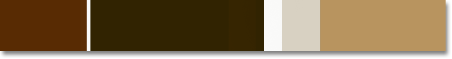 chocolate fudge color scheme: maroon, dark chocolate, white, warm grey, caramel fudge