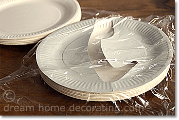 how to dry painted paper plates so they don't warp