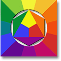 3-primary color wheel chart