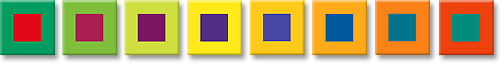 Ewald Hering's color wheel chart: 'opposing' colors