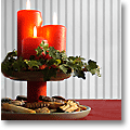 diy christmas table cakestand made of felt and cardboard