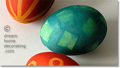 twice-dyed duck Easter egg
