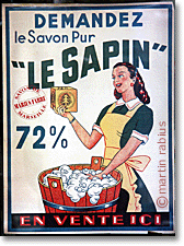 Marseilles soap advertisement