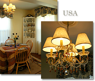 French country decor in the US: dining room