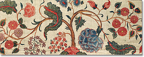 Block-printed fabric, 17th or 18th century, India (Coromandel Coast?)