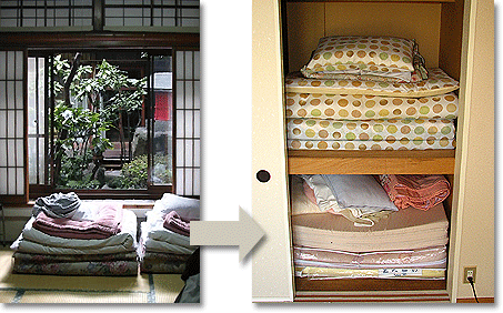 traditional Japanese futon