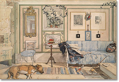 swedish gustavian style: Carl Larsson's house