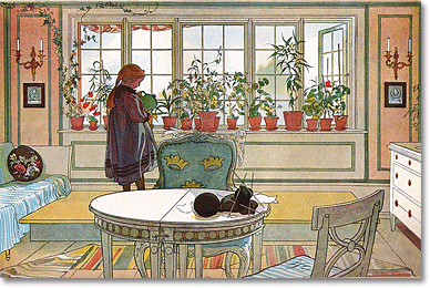 Carl Larsson's living room