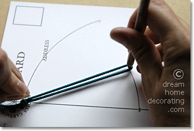 how to construct an equilateral triangle with a sling and a pin