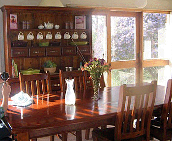 dining room in natural colors