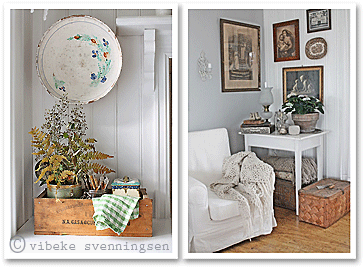 antique Norwegian furniture and decor
