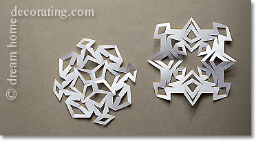 octagonal paper snowflakes