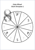 blank color wheel chart to print