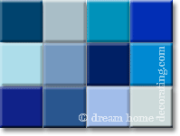 blue color swatches