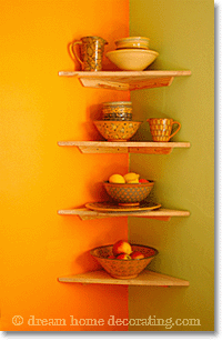 home decorating with the color orange