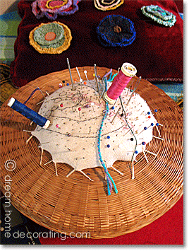 vintage handmade pincushion