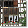 half-timbered swiss country home