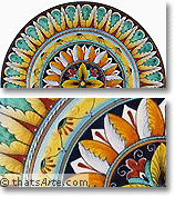 majolica plate from Deruta, Umbria