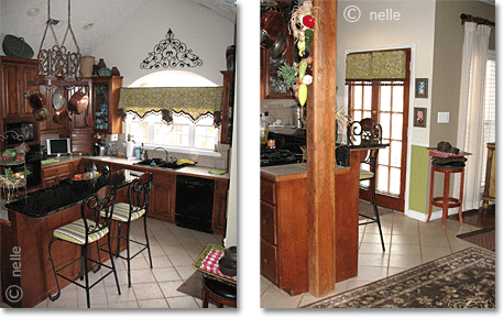 kitchen before Tuscany style makeover