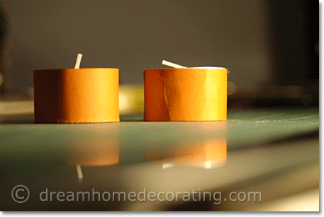 how to make a personalized tealight candle holder