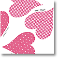 patterned valentines day hearts & templates