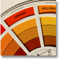 closeup of a commercial color wheel