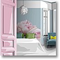Romantic bedroom in pink & pastels