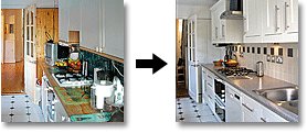 kitchen before and after