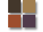 color swatches with brown