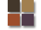 brown color swatches