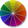 color wheel of shades