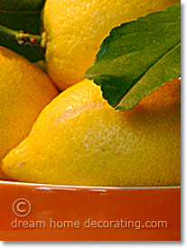 bowl with lemons