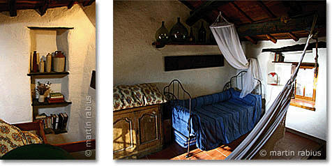 rustic bedroom in southern France