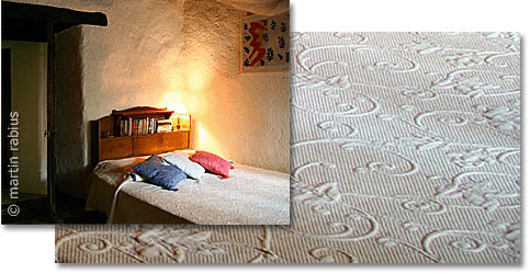 rustic bedroom in southern France