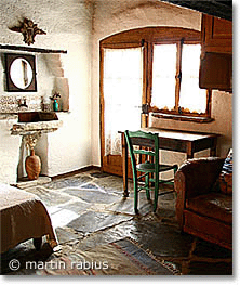 rustic table & chair in southern France