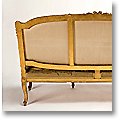 French settee styles from Louis XV to contemporary French country sofas