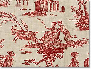 The Pleasures Of The Countryside (Jouy-en-Josas, 1800), detail