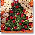 Christmas in Arizona: veggie tray for a Christmas party