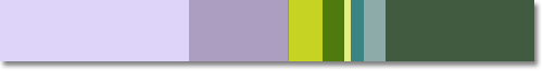 color combination chart: lilac, yellow greens, bluish greens color combination chart: lilac, yellow greens, bluish greens
