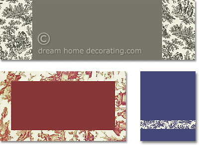 toile bathroom accessories: toile borders for towels and bath mats toile bathroom accessories: toile borders for towels and bath mats