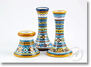 Deruta candle holders