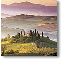 val d'orcia in the morning light