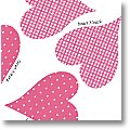 patterned valentines day hearts & templates