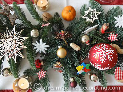 Austrian Christmas Table Decoration