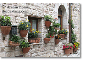 terracotta wall planters