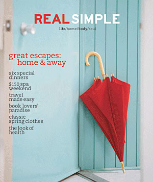 Real Simple Magazine Cover, March 2001