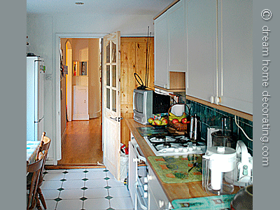 small galley kitchen before remodel